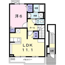 エスペランサ白国Ⅰの物件間取画像